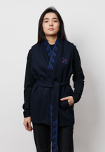 Жилет шерстяной OYU TOLQYN DARK BLUE