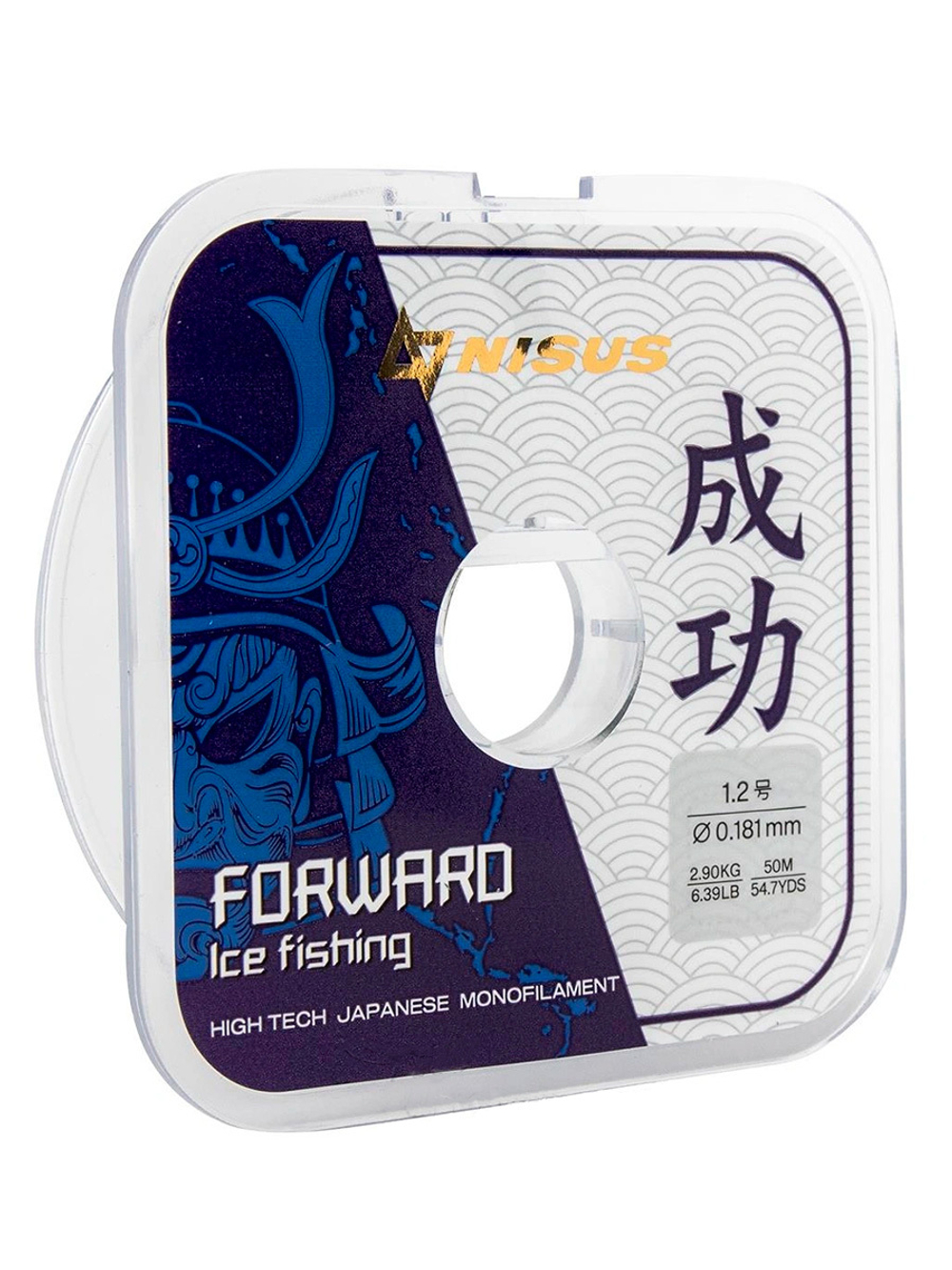 Леска для рыбалки Nisus FORWARD ICE FISHING Nylon Transparent 0,074mm/50m (N-FIF-0.074-50)