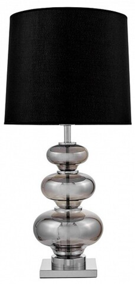 Настольная лампа декоративная LUMINA DECO Briston LDT 303 CHR+BK