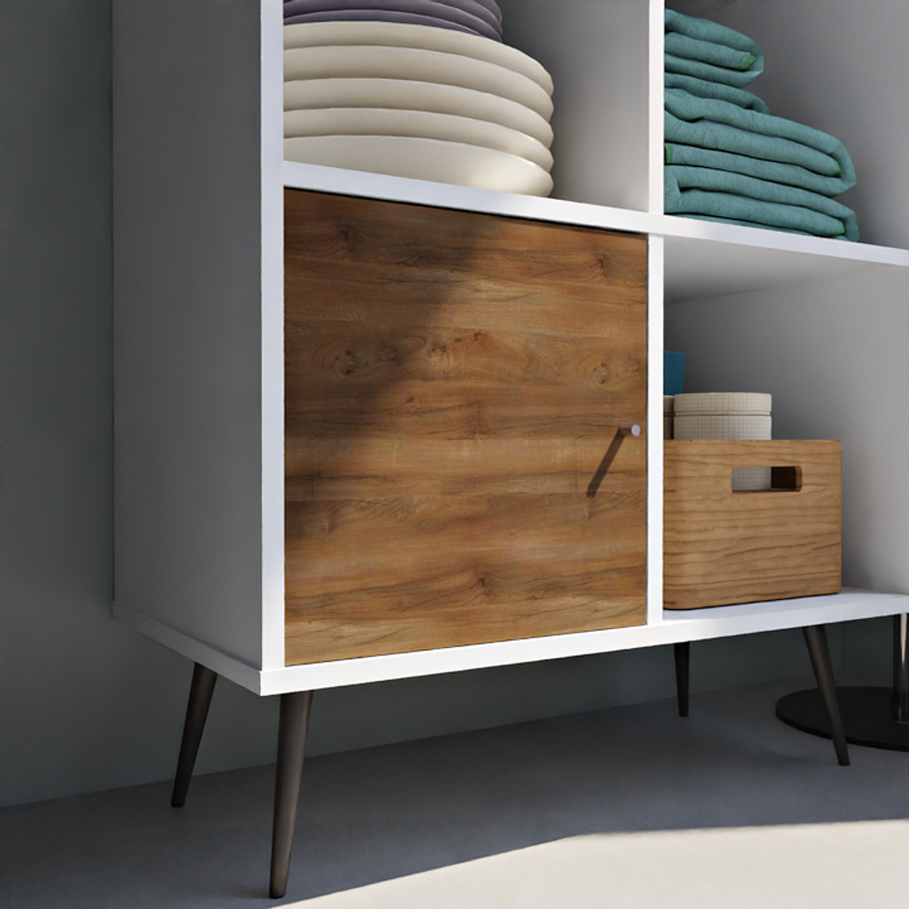 QBox Дверка - H3702 ST10 Орех Пацифик табак