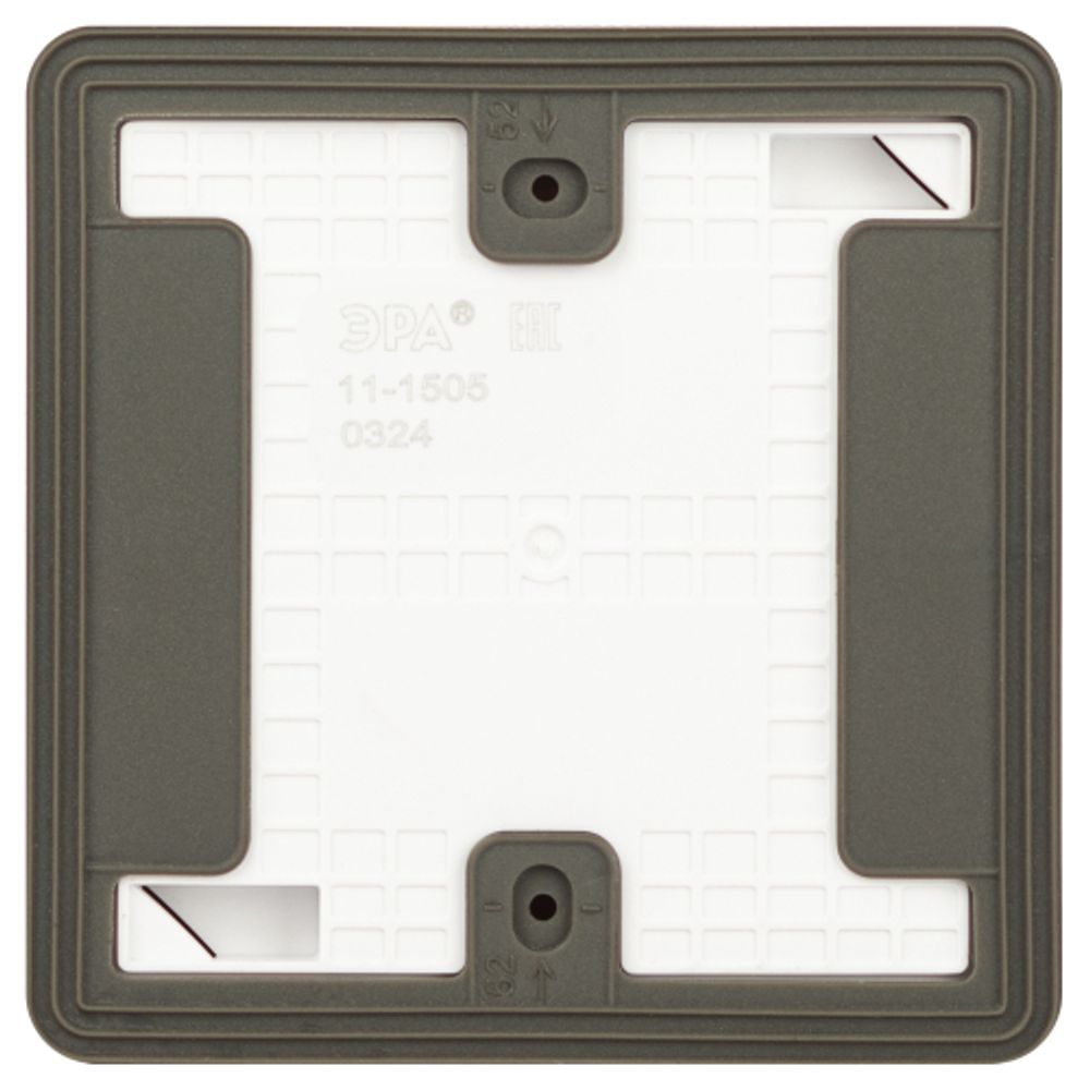 Выключатель ЭРА Эксперт 11-1505-01 двойной с подсветкой IP55 10АХ-250В ОУ белый | Эра Эксперт