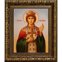 Александра мученица Римская, Никомидийская, императрица. Икона на холсте.