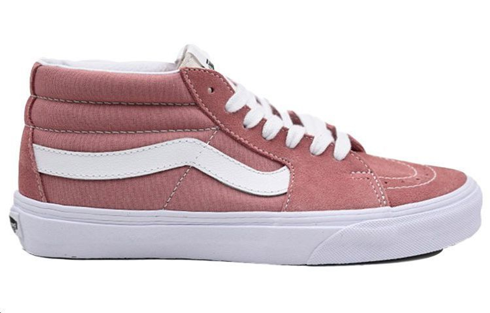 Vans Sk8 Mid Pink Unisex Rose Red