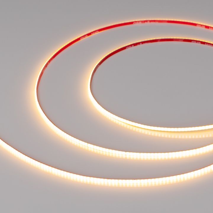 Светодиодная лента Arlight 4,8W/m 400 LED/m CSPSMD теплый белый 5М COB-X400-3mm 24V 041746