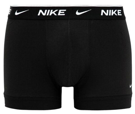 Боксерки теннисные Nike Everyday Cotton Stretch Trunk 2P - Black