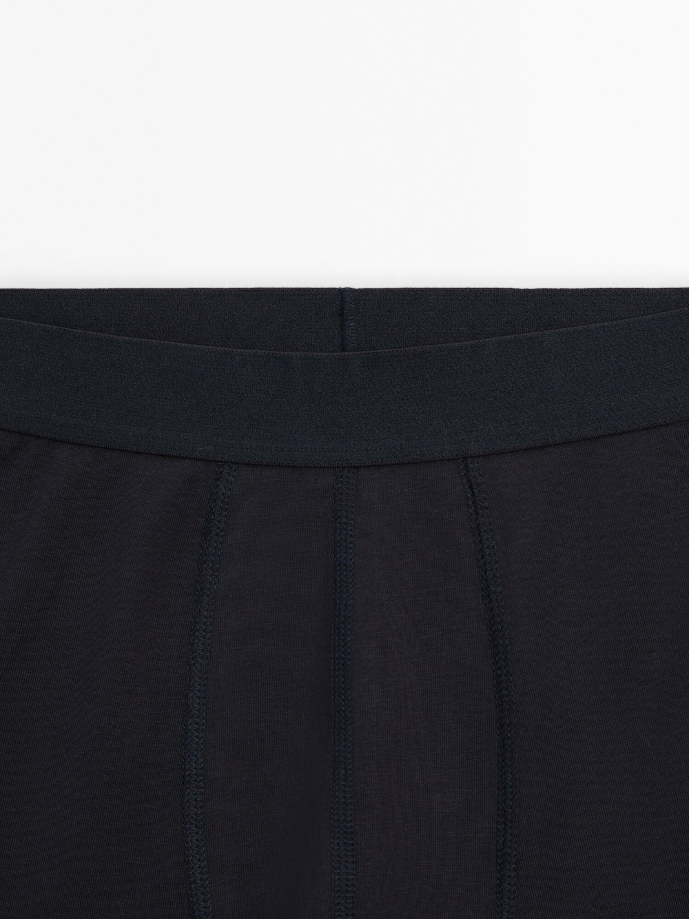 Massimo Dutti Трусы-боксеры из хлопка, темно-синий