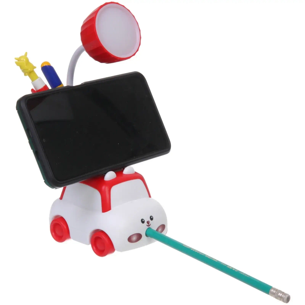 Настольная лампа «Sweet - Машинка» 9.5*7.5*21 см LED, USB 3w 5v, Красный