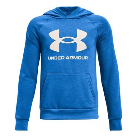 Детская теннисная толстовка Under Armour Rival Fleece Hoodie - blue