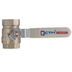 Кран шаровой CTM СТАНДАРТ для воды 1-1/2" г/г рычаг