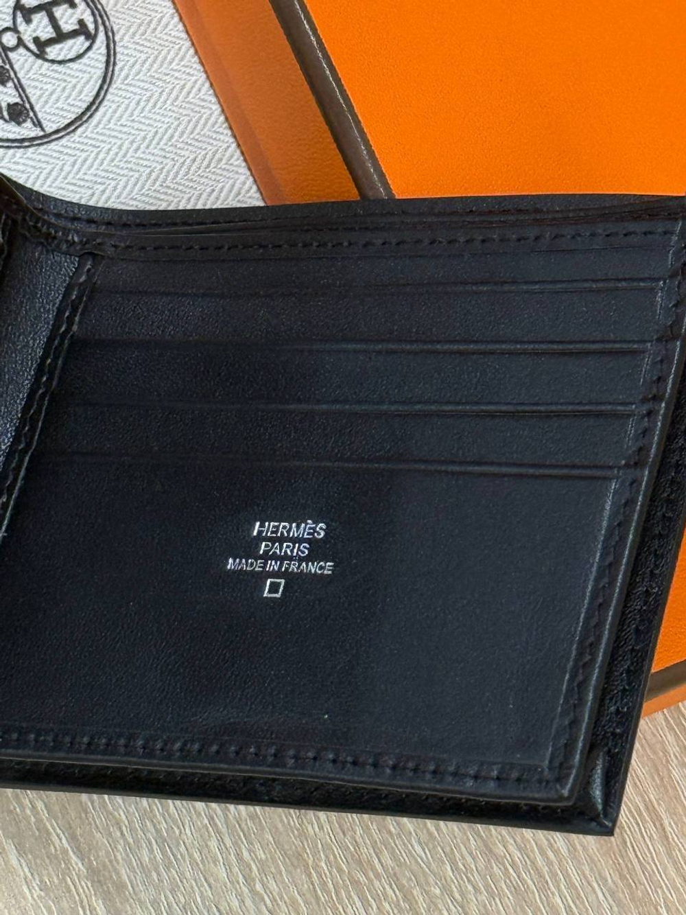 Кошелек Hermes из кожи крокодила