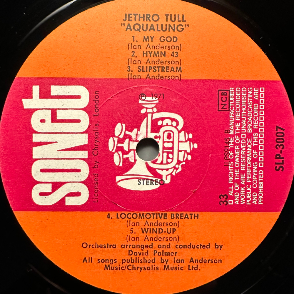 Jethro Tull - Aqualung (Скандинавия 1971г.)