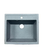 ДЖЕКИ J9G35  (ПРЯМОУГОЛЬНАЯ, ТЕМНО-СЕРЫЙ 035, 50-59)   С СИФОН  ОДИНАР