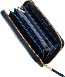 Кошелек женский Piquadro Blue Square черный из натуральной кожи (PD1515B2R/N) 2