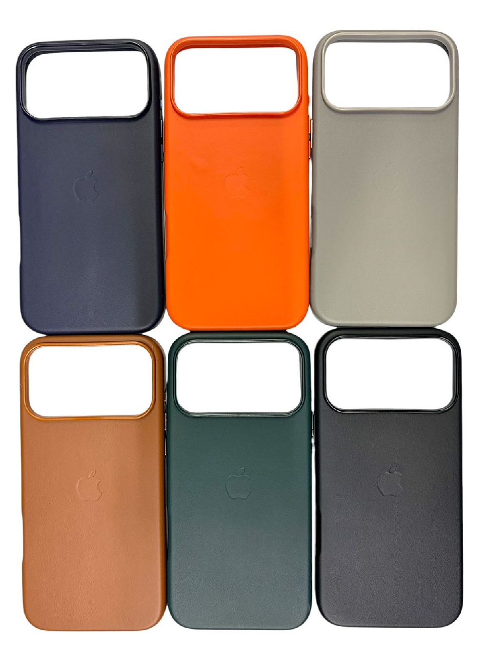 Чехол из натуральной кожи с MagSafe с кнопкой для iPhone 17 PRO