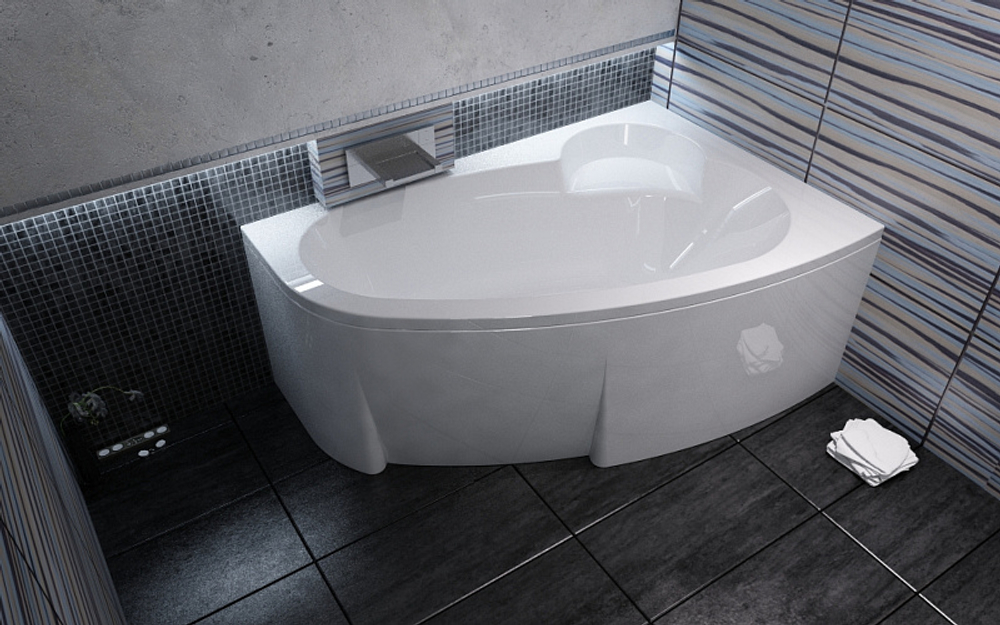 Ванна акриловая Ravak ASYMMETRIC (Ravak) 170х110 пристенная (C491000000)