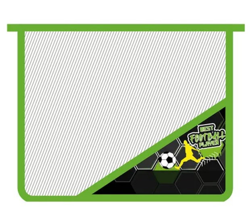 Папка для тетрадей А5 на молнии с уголк ПЧЕЛКА Планета Футбола (ПМ-А5-02)