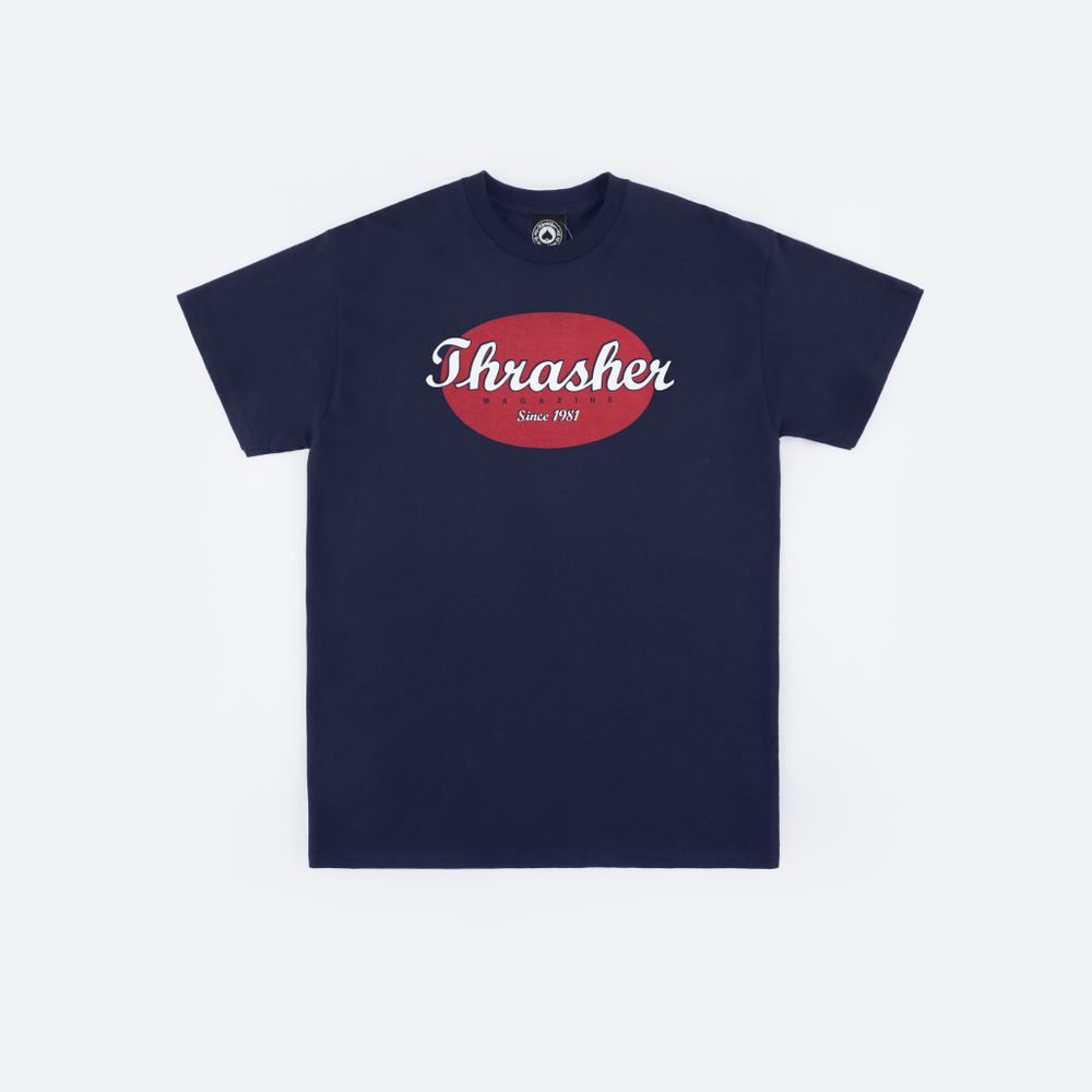 Футболка Thrasher Oval (navy)