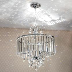 Citilux Инга CL335161 Люстра подвесная хрустальная Хром