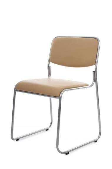 Кресло Nix RCH OMKL-02 Бежевый/Металл окрашенный Хром