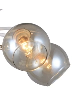 Люстра потолочная MALI E27*5*60W белый,золото,прозрачный