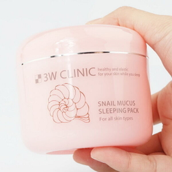 Ночная маска для лица c экстрактом улиточной слизи 3W Clinic Snail Mucus Sleeping Pack, 100мл