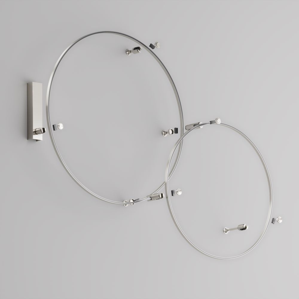 Шинопровод магнитный накладной/подвесной Maytoni Flarity TRX154-R-D650-PT