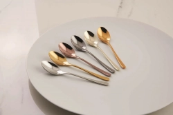 Sambonet Набор из 6 ложек для эспрессо Taste PVD Black