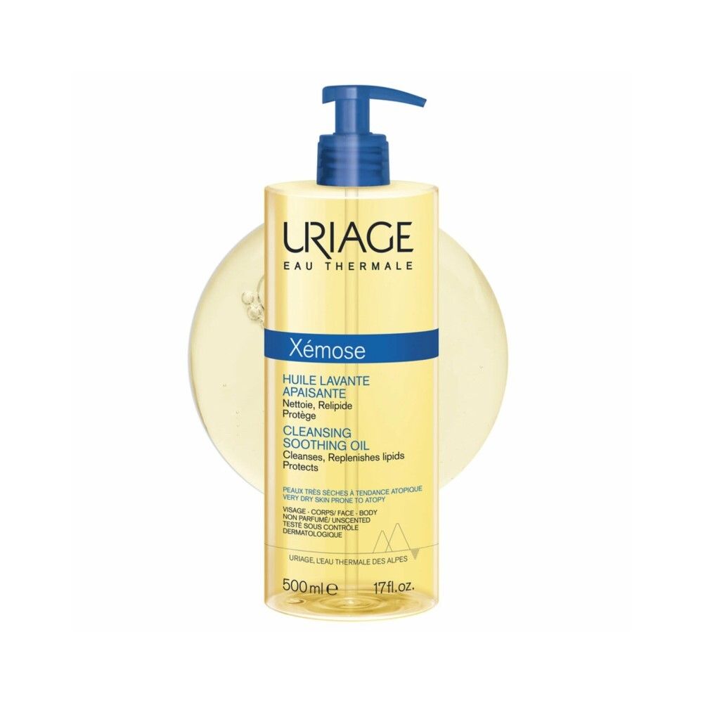 Uriage Xemose Cleansing Soothing Oil Очищающее успокаивающее масло, 500 мл
