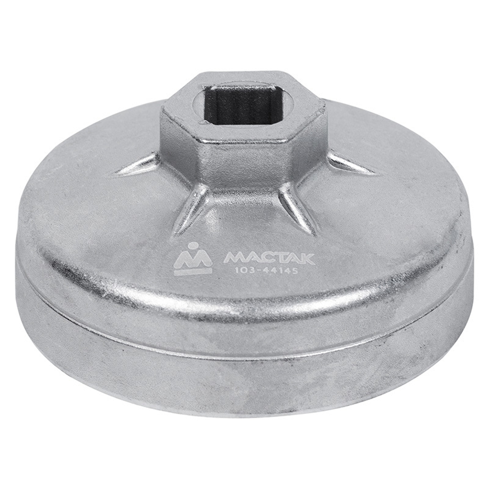 МАСТАК (103-44145) Съемник масляных фильтров, 74 мм, 15 граней, торцевой