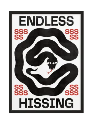 Постер на холсте Hissing
