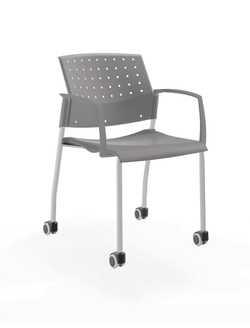 Movie стул на 4 ногах и колесах