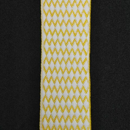Лента ременная шир.35 мм (соты) желтый