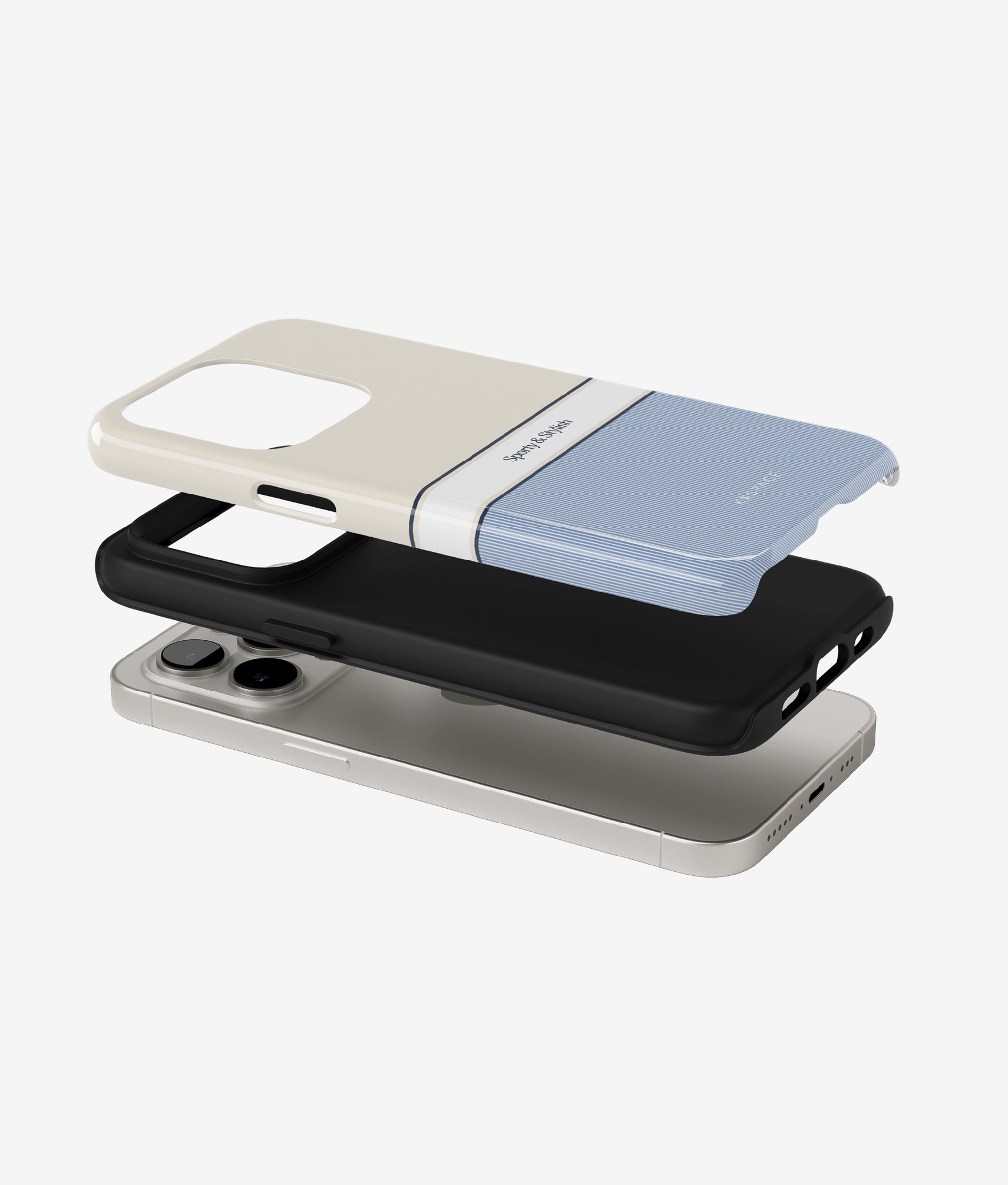 Чехол SPORTY & STYLISH (синий) для iPhone