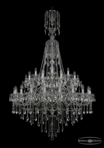 Подвесная люстра Bohemia Ivele 1415/20+10+5/400/XL-185/2d/Ni