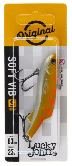 Воблер тонущий вертикальный LJ Pro Series SOFT VIB 83/024