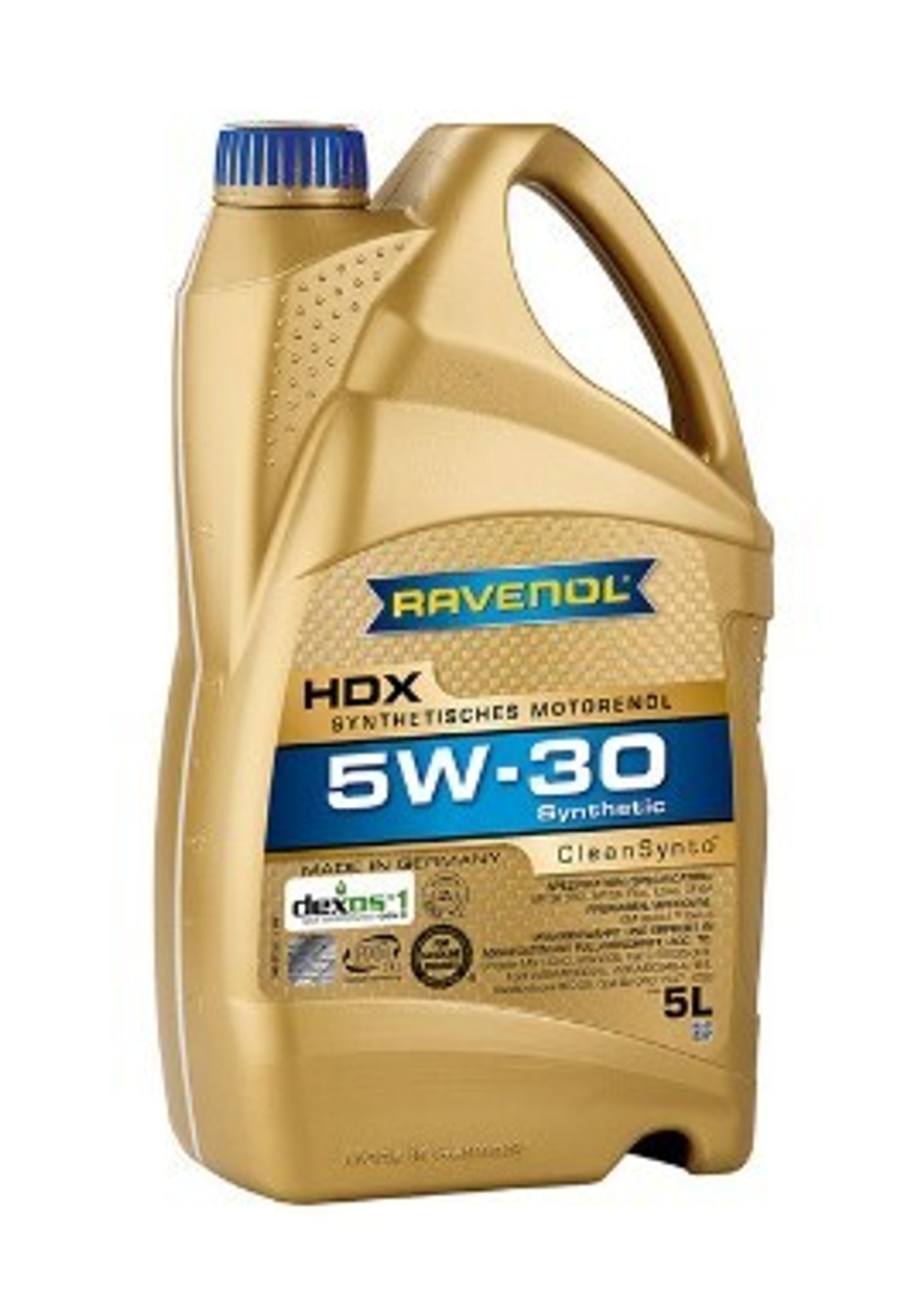 Масло Ravenol 5W-30 HDX SN Plus/SP GF-6A синтетическое 5л / 5W30