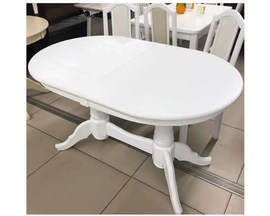 Стол ЭЛЕГАНТ ОР-1300 овальный раздвижной