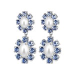 Серьги Dyrberg Kern LINA SS LIGHT SAPPHIRE / CRYSTAL 460505