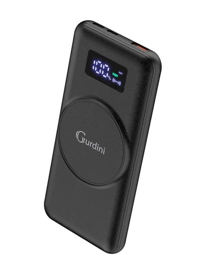 Внешний аккумулятор Gurdini MagSafe GWMS-01B 10000 mAh Черный