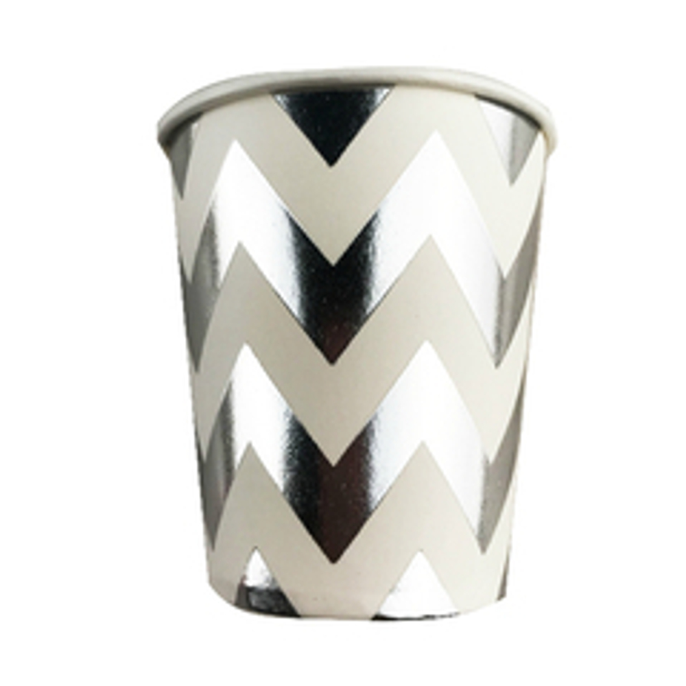 Стаканы "Зигзаг Серебряный", 6 шт.