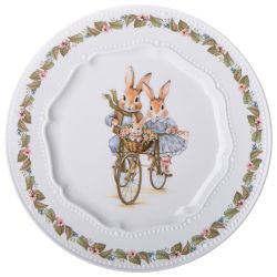 ТАРЕЛКА ЗАКУСОЧНАЯ LEFARD "RABBITS FAMILY" 20,5 СМ