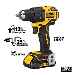 Аккумуляторная дрель-шуруповерт DeWALT DCD708S2T