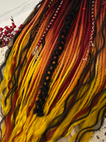 Косы из войлока с кончиками из козы