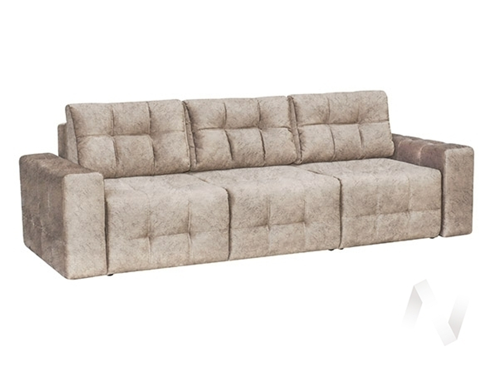 Диван прямой НЕО-53 (БД) Salute 15 (серо-бежевый)