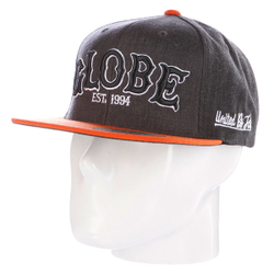 Кепка GLOBE Hitters Cap grey/orange