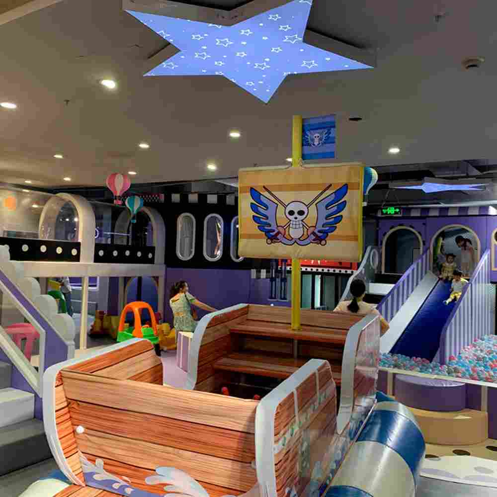 Детская качалка для парка «Жемчужный Шторм» 2×1,5×2 м