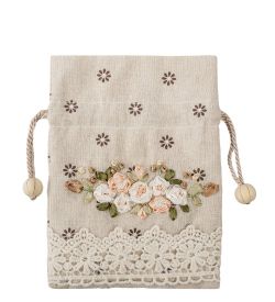 LK-30 Мешочек из льна «Оттенки осени»