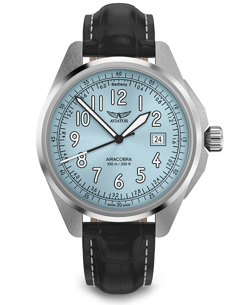 Чаcы кварцевые AVIATOR AIRACOBRA TYPE B V.1.38.0.328.4 мужские