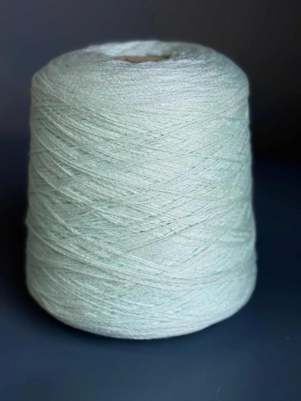 Пряжа Servizi E Seta Celluloid (70% тенсель, 30% мерсеризованная шерсть), 500м/100гр, мятный пломбир