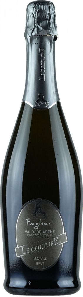 Игристое вино Le Colture Fagher Valdobbiadene Prosecco Superiore DOCG Brut, 0,75